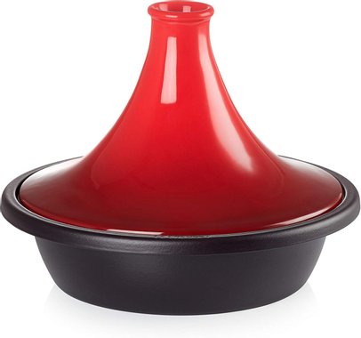 Тажин Le Creuset Tagine Dish 25138310600422 Cherry Red 31 см чугунен съд за готвене 