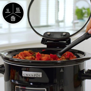 Уред за бавно готвене Crock Pot CSC052X Slow Cooker 4.7л Съд за готвене с капак 