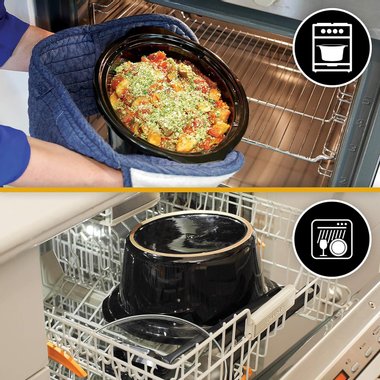 Уред за бавно готвене Crock Pot CSC052X Slow Cooker 4.7л Съд за готвене с капак 