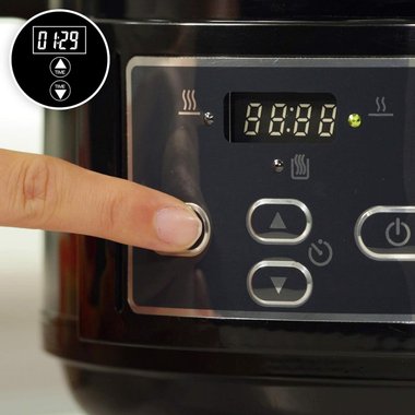 Уред за бавно готвене Crock Pot CSC052X Slow Cooker 4.7л Съд за готвене с капак 