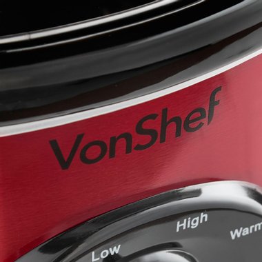 Уред за бавно готвене VonShef 50 339 Slow Cooker 3.5л 170W Съд за готвене с капак