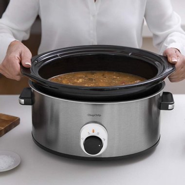 Уред за бавно готвене Cecotec Chup Chup 02030 Slow Cooker 5.5л съд за готвене с капак