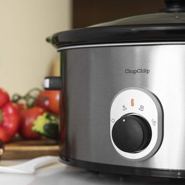 Уред за бавно готвене Cecotec Chup Chup 02030 Slow Cooker 5.5л съд за готвене с капак Оризовар