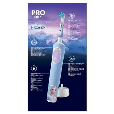 Електрическа четка за зъби ORAL B FROZEN PRO 3+ 6/15/6 ПРИЛОЖЕНИЕ MAGIC DISNEY ORAL-B  Брой режими на работа 2, Работа с едно зареждане до: 30