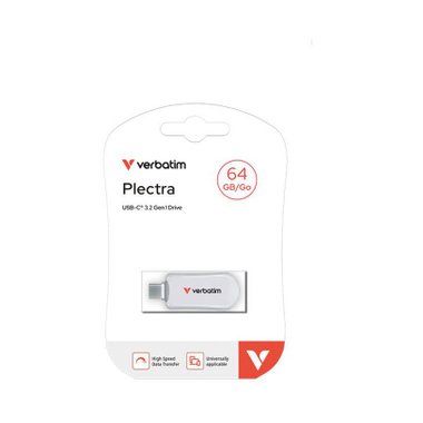 USB памет VERBATIM PLECTRA 64 GB WHITE 30228