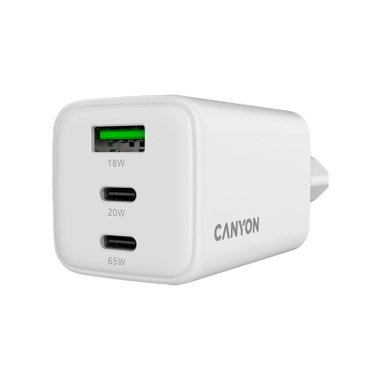 ЗАРЯДНО CANYON 220V GaN 65W CNS-CUW65ACC