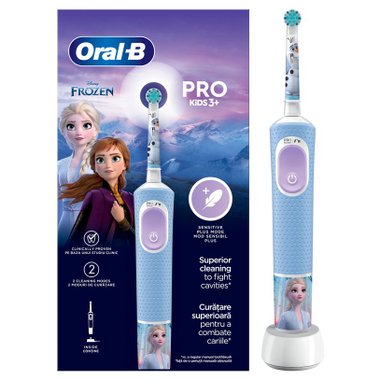 Електрическа четка за зъби ORAL B FROZEN PRO 3+ 6/15/6 ПРИЛОЖЕНИЕ MAGIC DISNEY ORAL-B  Брой режими на работа 2, Работа с едно зареждане до: 30