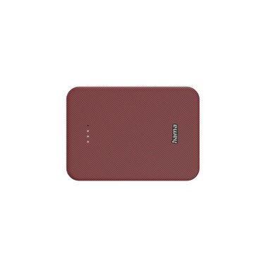 ВЪНШНА БАТЕРИЯ  HAMA Colour 10 10000 mAh 201714 RED