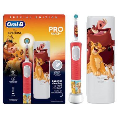 Електрическа четка за зъби ORAL B LION KING PRO3+TC 6/8/6  Брой режими на работа 2