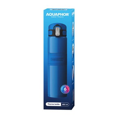 Термо бутилка  AQUAPHOR 480 ML СИНЯ