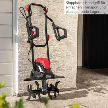 Електрическа мотофреза Scheppach MTE380 1050W Мотокултиватор Мотофреза аератор