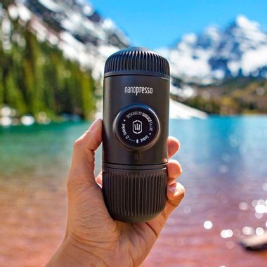 Кафемашина WACACO NANOPRESSO+NESP ADAPTER  80.00 ml, 18.00 bar, ЧЕРЕН