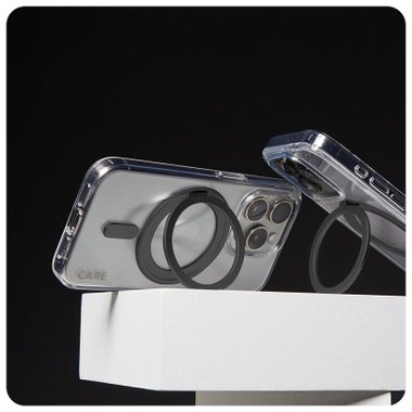 КАЛЪФ CARE IPHONE 16 STAND BLACK