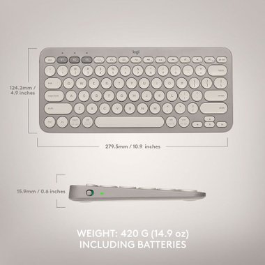 Клавиатура LOGITECH K380 SAND 920-011165