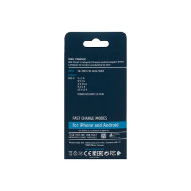 ЗАРЯДНО 220V 30W PD3.0 TYPE-C PS4193 W00