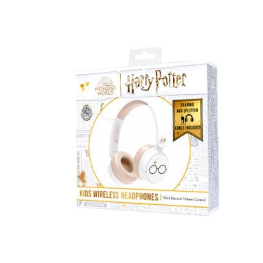 Стерео слушалки OTL HARRY POTTER KIDS BT WHITE