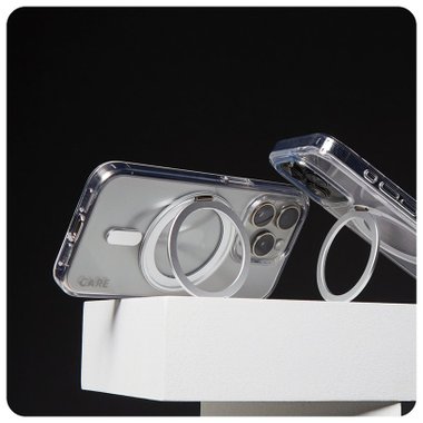 КАЛЪФ CARE IPHONE 16 STAND SILVER