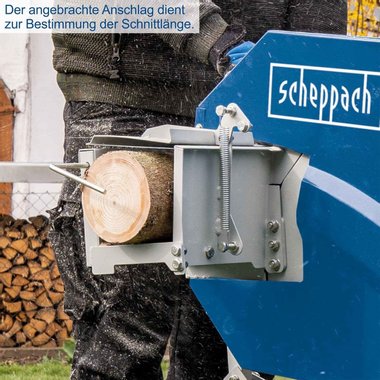 Машина за рязане на дърва Scheppach HS 410 Циркуляр рязане на дърва трупи 