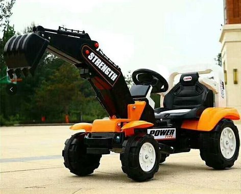 Детски акумулаторен багер Strength Electric HSD 6105 Детски багер Детско превозно средство багерче 