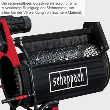 Ротационно сито Scheppach RS 350 350W Ел Градинско сито 