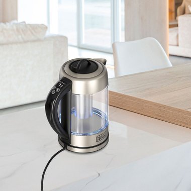 Електрическа канa BLACK&DECKER BXKE2205E  СИВ, 2200 W, 1.70 L