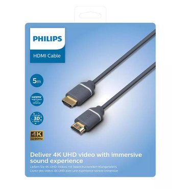 Кабел PHILIPS SWV5650G 4K HDMI 5M