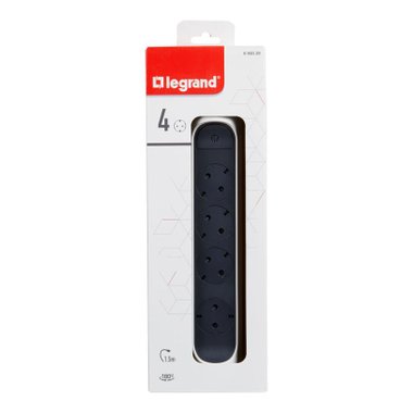Разклонител LEGRAND 4 ГНЕЗДА / 1.5М ВЪРТЯЩ 694529