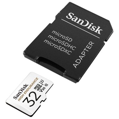 Карта памет SANDISK MICRO SD HIGH ENDURANCE 32GB  КЛАС 10 U3 V30 XC-I