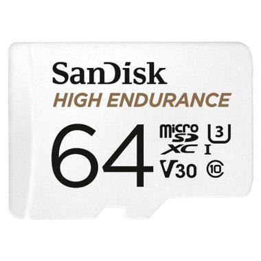 Карта памет SANDISK MICRO SD HIGH ENDURANCE 64GB  КЛАС 10 U3 V30 XC-I
