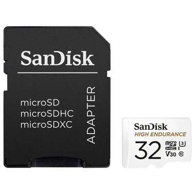 Карта памет SANDISK MICRO SD HIGH ENDURANCE 32GB  КЛАС 10 U3 V30 XC-I