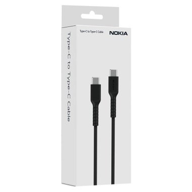 КАБЕЛ NOKIA TYPE-C TO TYPE-C 1.2 m BLACK