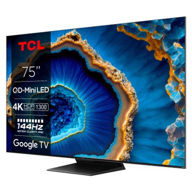 Телевизор TCL 75MQLED80 4K Ultra HD MINI LED  SMART TV, GOOGLE TV, 75.0 ", 189.0 см