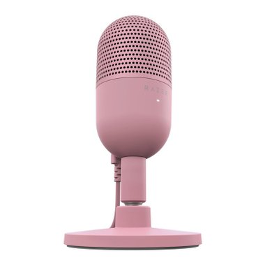 Настолен USB Микрофон с Tap-To-Mute сензор RAZER Seiren V3 Mini Quartz RZ19-05050200-R3M1