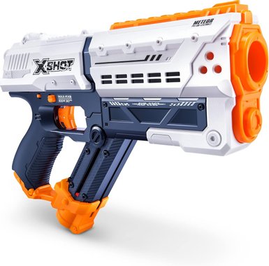 Комплект от 2 броя бластер X-Shot Chaos Meteor Blaster 36365-2022 Детска играчка оръжие с 24 топчета Играчка пистолет