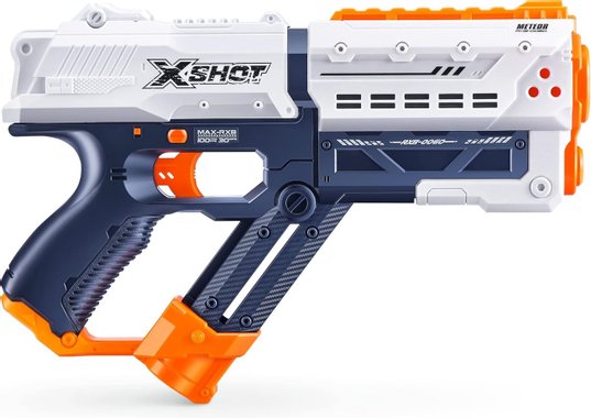 Комплект от 2 броя бластер X-Shot Chaos Meteor Blaster 36365-2022 Детска играчка оръжие с 24 топчета Играчка пистолет