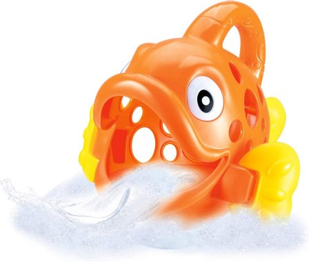 Комплект от 4 броя играчки за баня Jamara 460614 Hungry Fish Orange Гладна рибка играчки за вода Риба