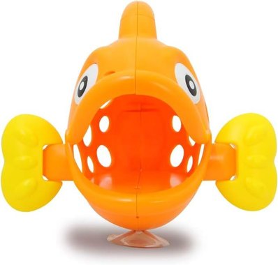 Комплект от 4 броя играчки за баня Jamara 460614 Hungry Fish Orange Гладна рибка играчки за вода Риба