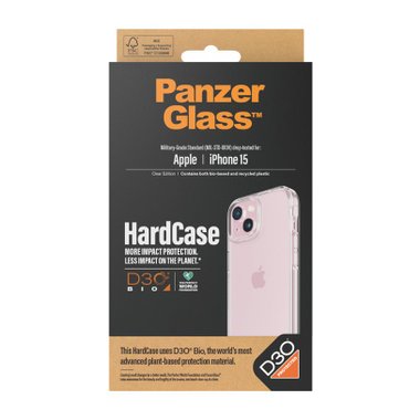 КАЛЪФ PANZERGLASS HARD IPHONE 15 CLEAR