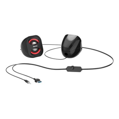 Компютърни тонколони HAMA SONIC MOBIL 183 BK/R /173131