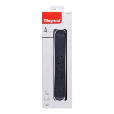 Разклонител LEGRAND 4 ГНЕЗДА / 1.5М 694525 ИНДИКАТОР И ЗАЩИТА