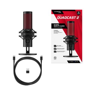Настолен USB Микрофон HYPERX QUADCAST 2