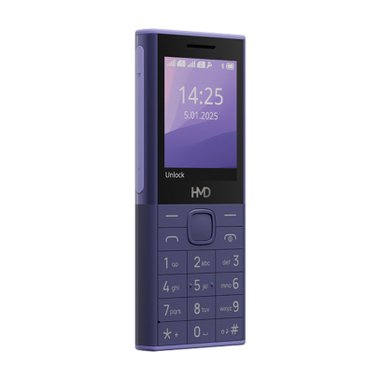 Мобилен телефон GSM  HMD 150 MUSIC PURPLE  2.40 ", ЗАДНА КАМЕРА 0.08 MPx