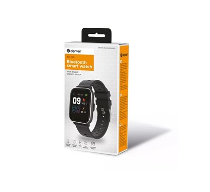 Смарт часовник Denver SW-165 black Smart Watch спортен часовник спортна гривна сензор за телесна температура кислород в кръвта сърдечен ритъм Bluetooth 