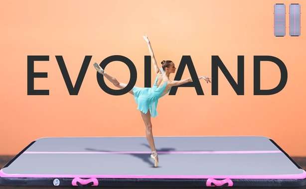 Надуваема въздушна платформа Evapoland E1395-01 3м SUB падъл борд постелка Надуваема тренировъчна постелка Сал