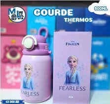 Детски термос Disney Frozen Elsa 800мл Детско шише за вода бутилка Елза Оригинален термос на Disney 