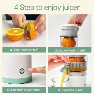 Сокоизтисквачка Citrus Juicer GB4706 45W Цитрус преса преносима сокоизтисквачка за плодове цитруси