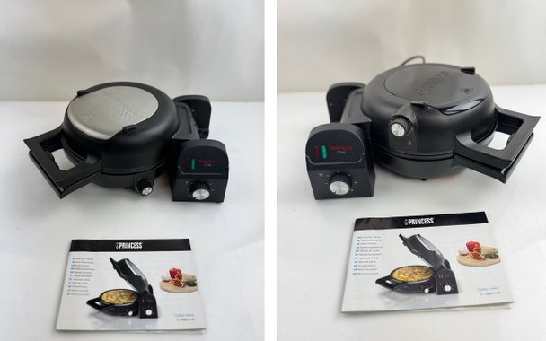 Уред за печене на пица Princess 118000 Tortilla Chef 1300W пещ за пица пицарка многофункционална фурна палачинки