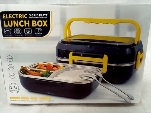 Електрическа кутия за храна Electric lunch box DFH-C21 1.5л 40W Уред за бързо затопляне на храна Преносима кутия Комплект кутия за храна с прибори 