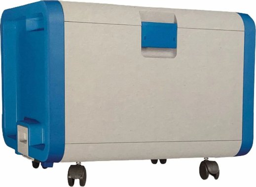 Многофункционална кутия за съхранение Smarty Idea 4250812838155 95л Кутия сандък ракла за играчки инструменти