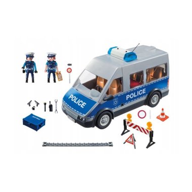 Полицейски автобус със звук и светлини Playmobil 71716 78 части 